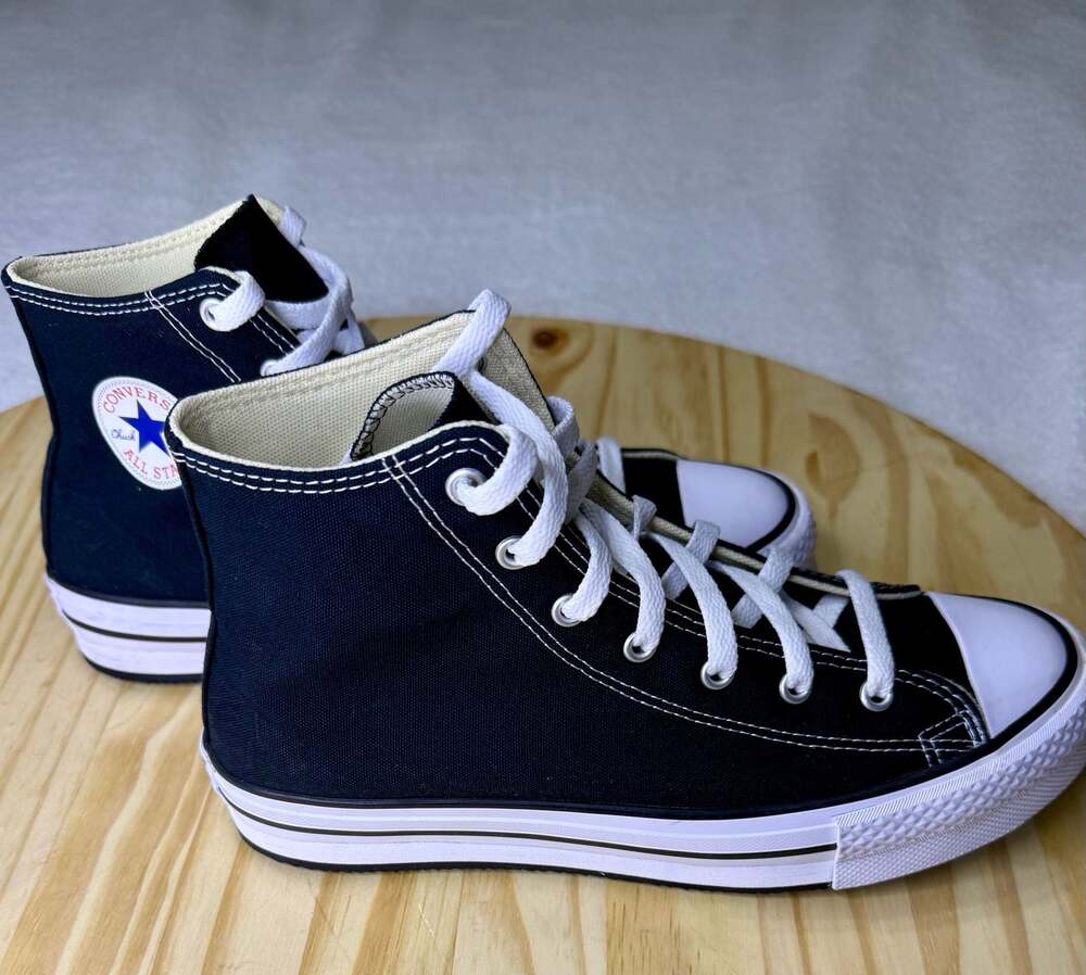 Converse Chuck Taylor All Star EVA Lift High Top Sneakers Black